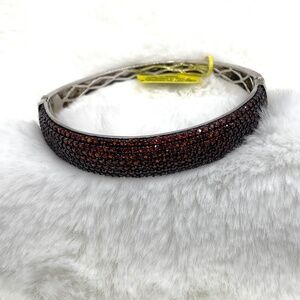 Red Druzy Cuff Bracelet NWT